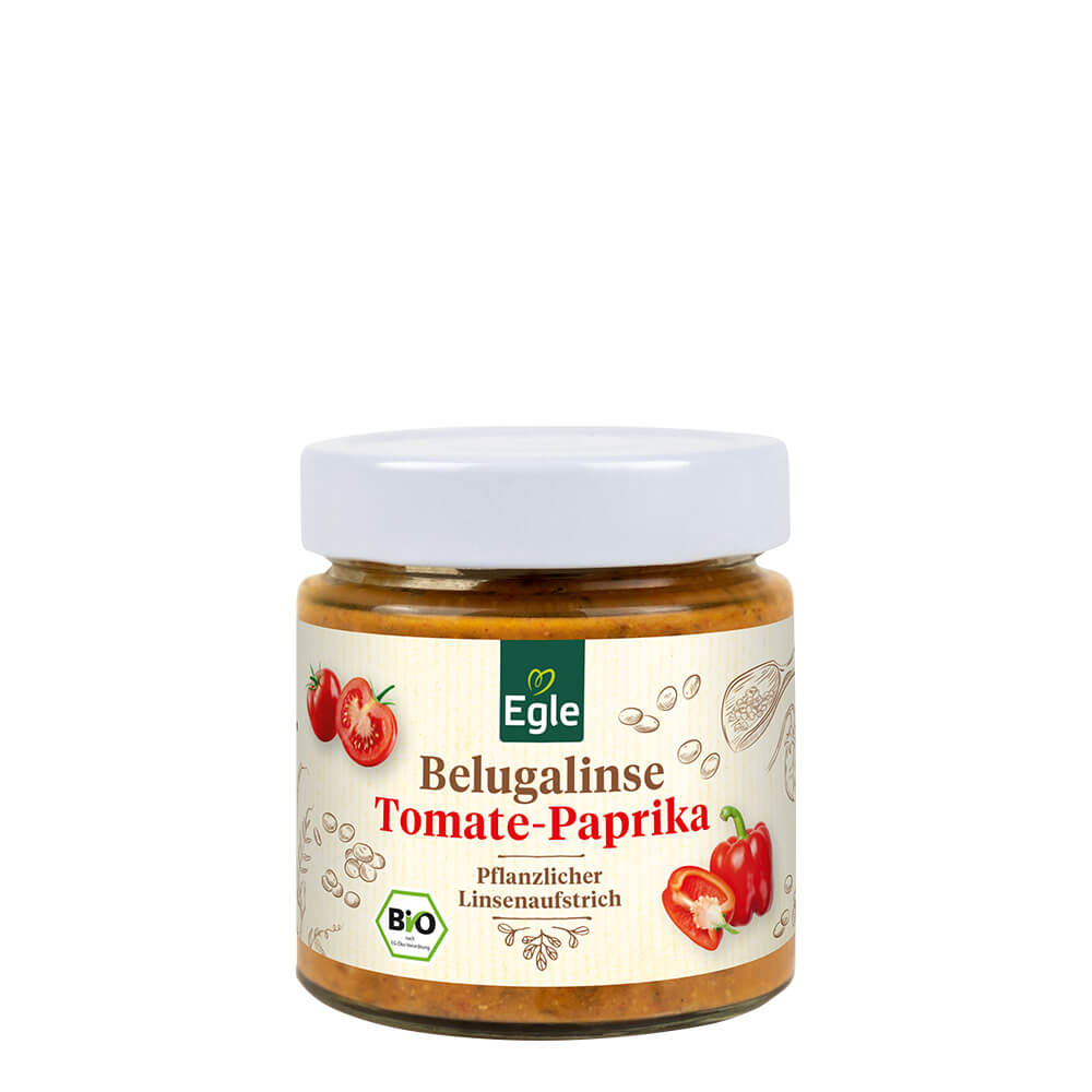 Belugalinse Tomate-Paprika - Bio Brotaufstrich, 180 g