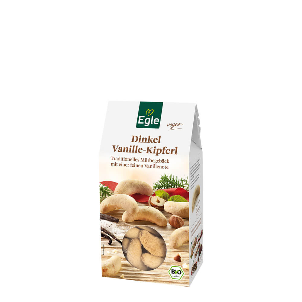 Bio Dinkel Vanille-Kipferl, 150 g