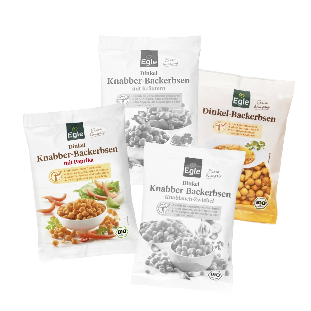 Bio Backerbsen-Paket, 4 x 100 g - Aktion