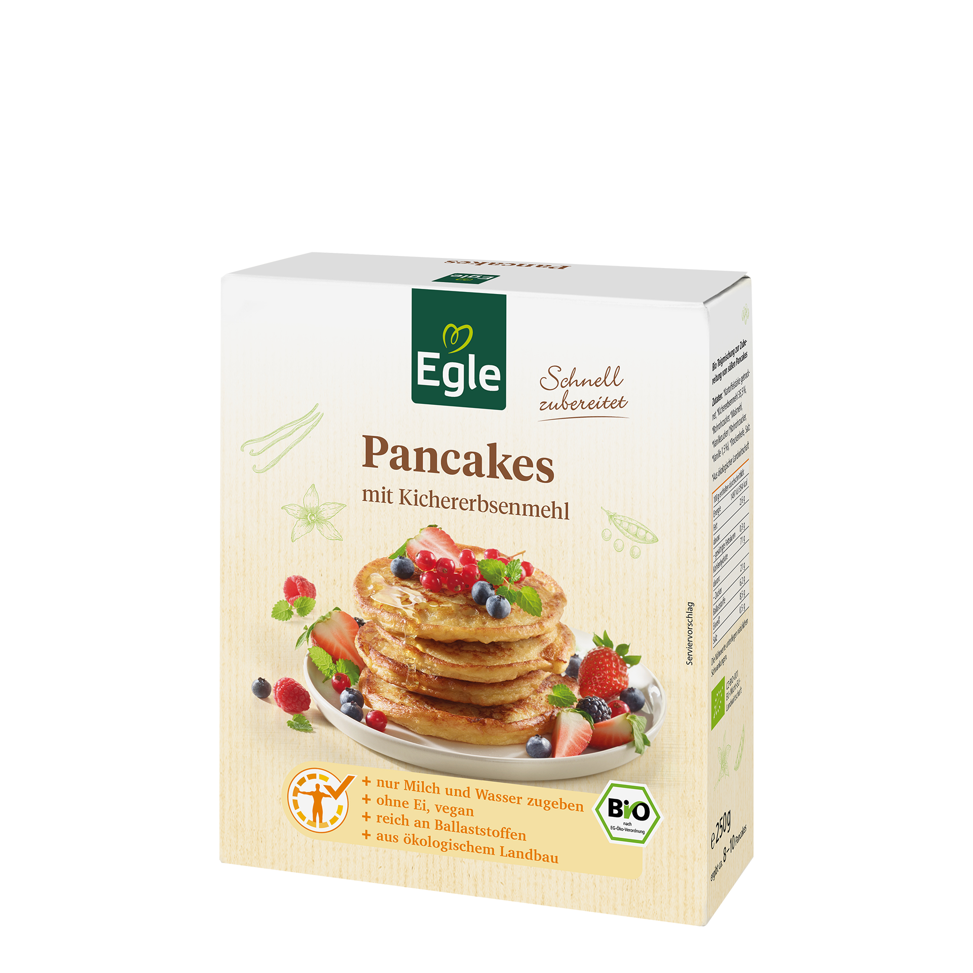 Bio Pancake-Mischung, 250 g