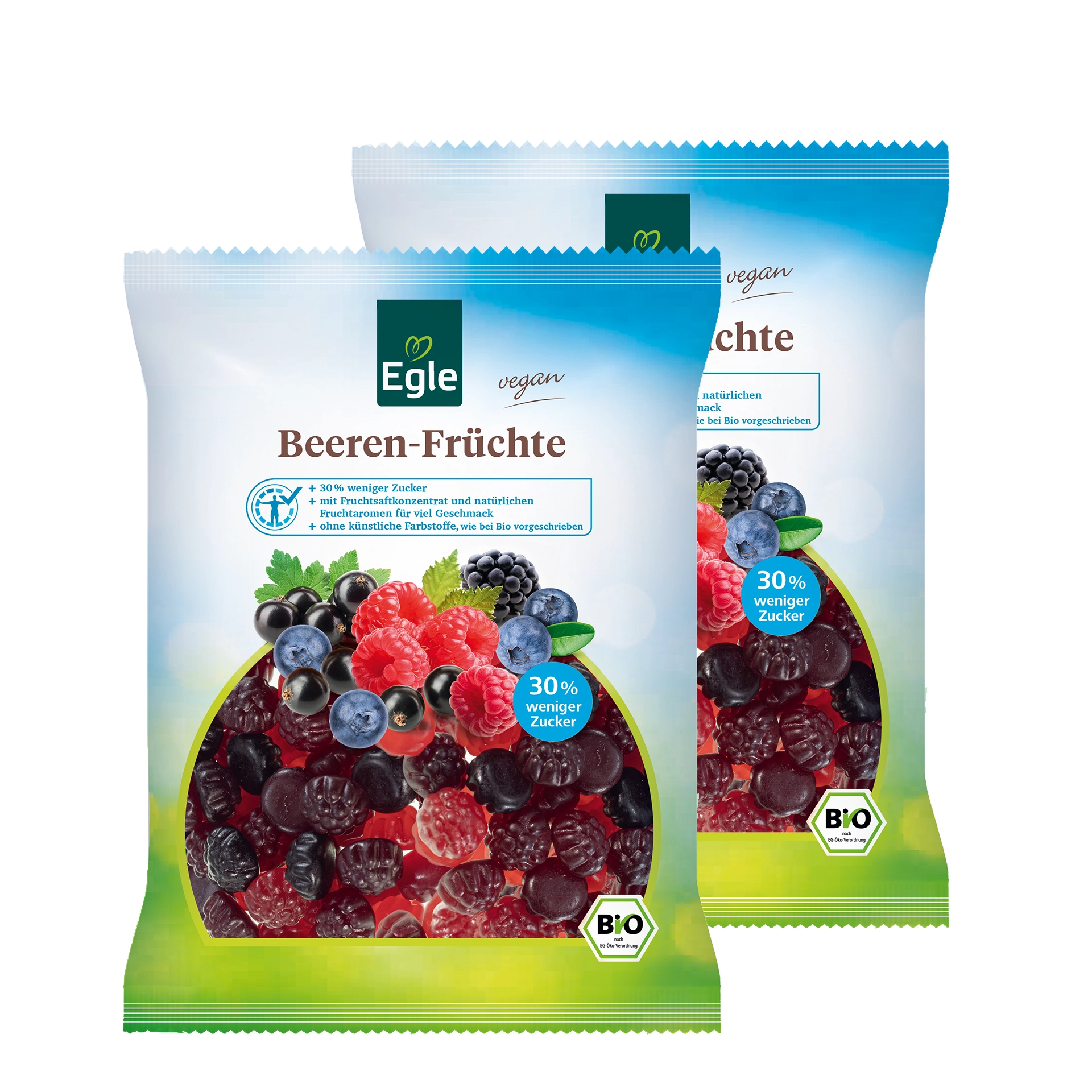 Vegane Bio Beeren-Früchte