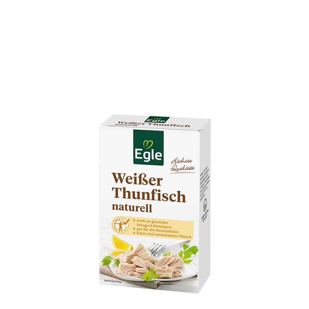 Weißer Thunfisch naturell, 120 g