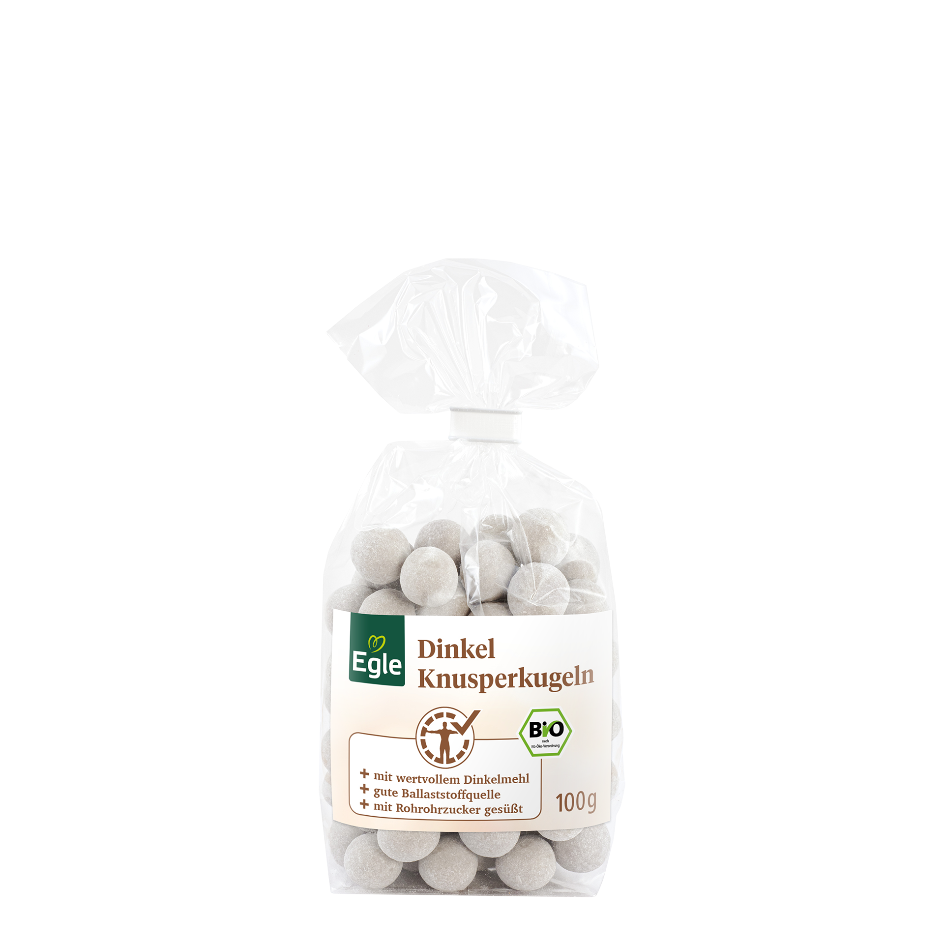 Bio Dinkel Knusperkugeln, 100 g