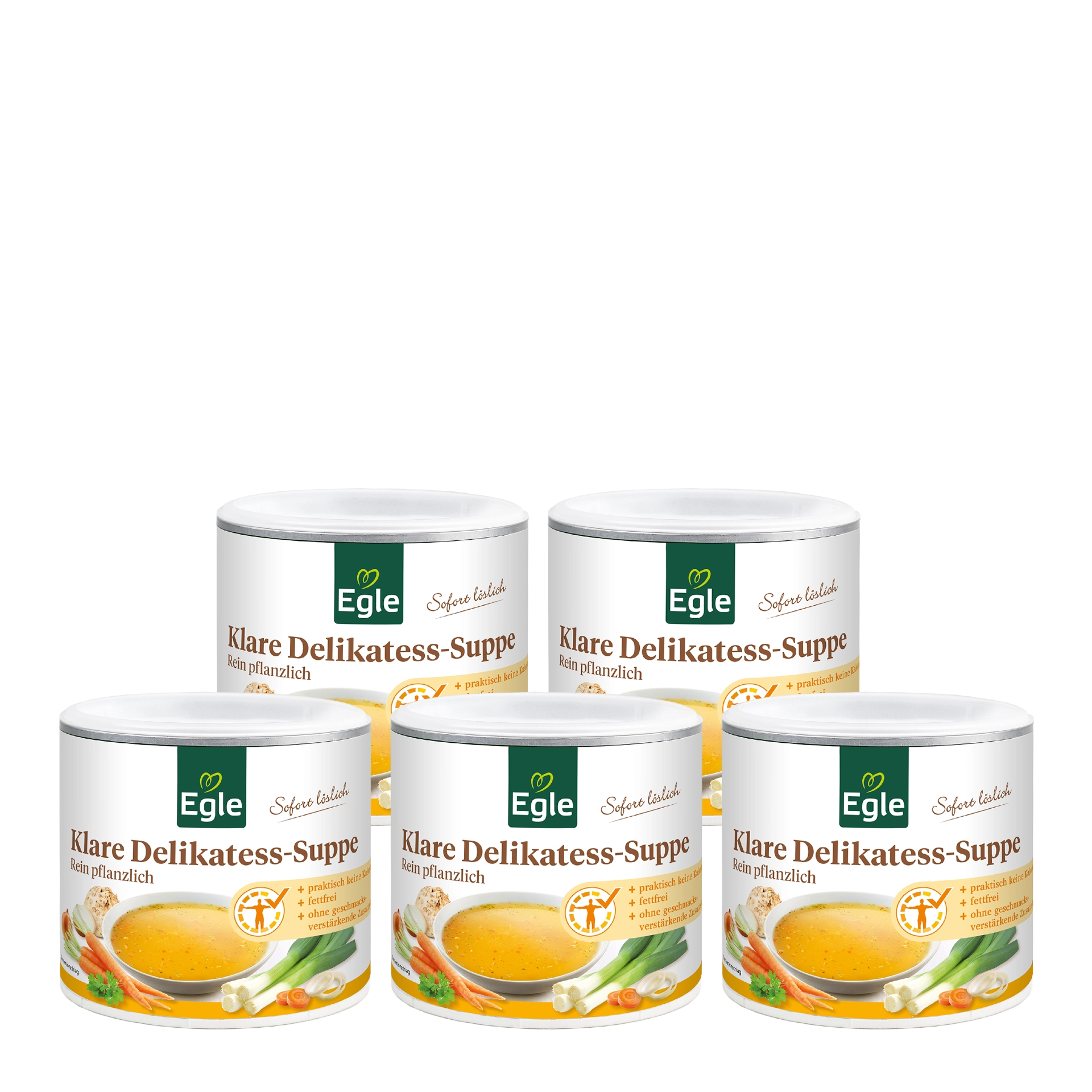 Klare Delikatess-Suppe-Sparpaket, 5 x 400 g