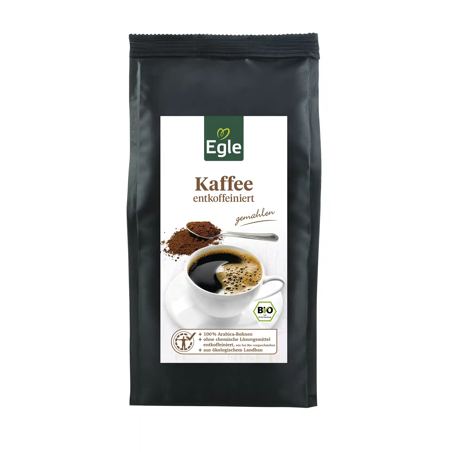 Bio Kaffee entkoffeiniert, gemahlen 250 g