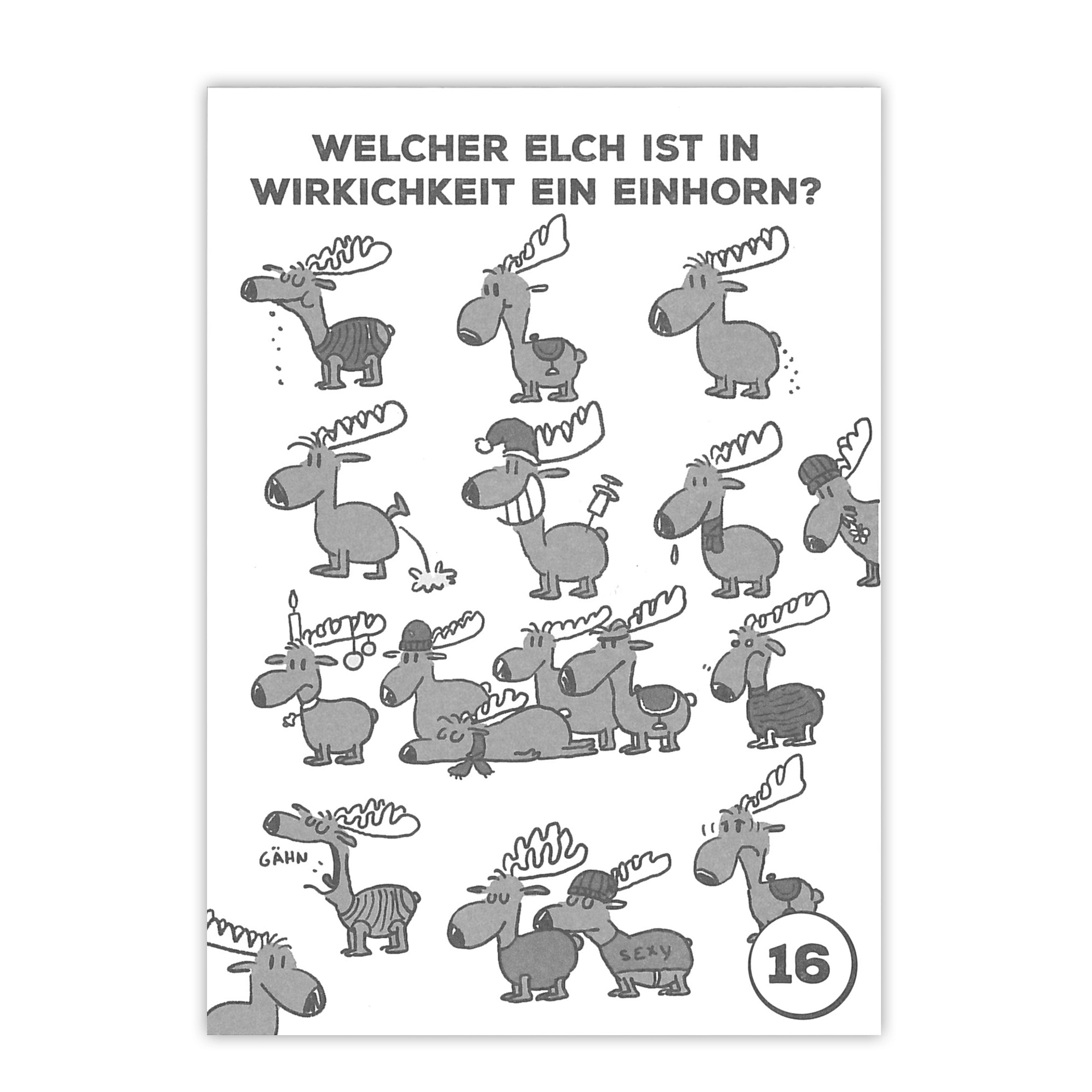 Adventskalender-Blöckchen "Fürs Hirn"