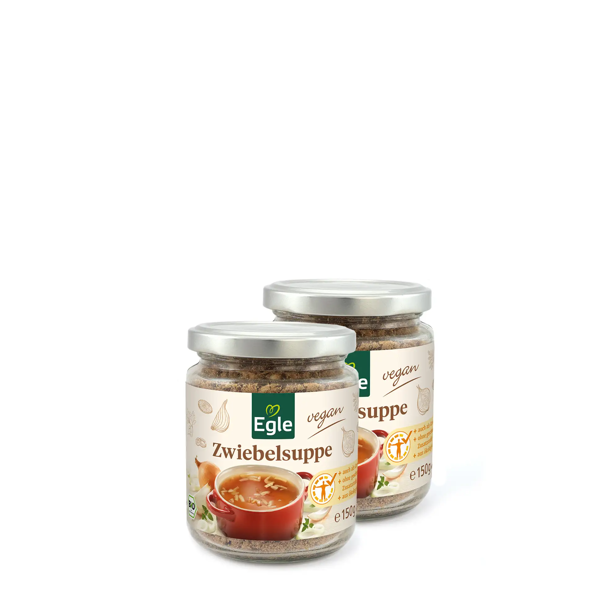 Bio Zwiebelsuppe, 2 x 150 g