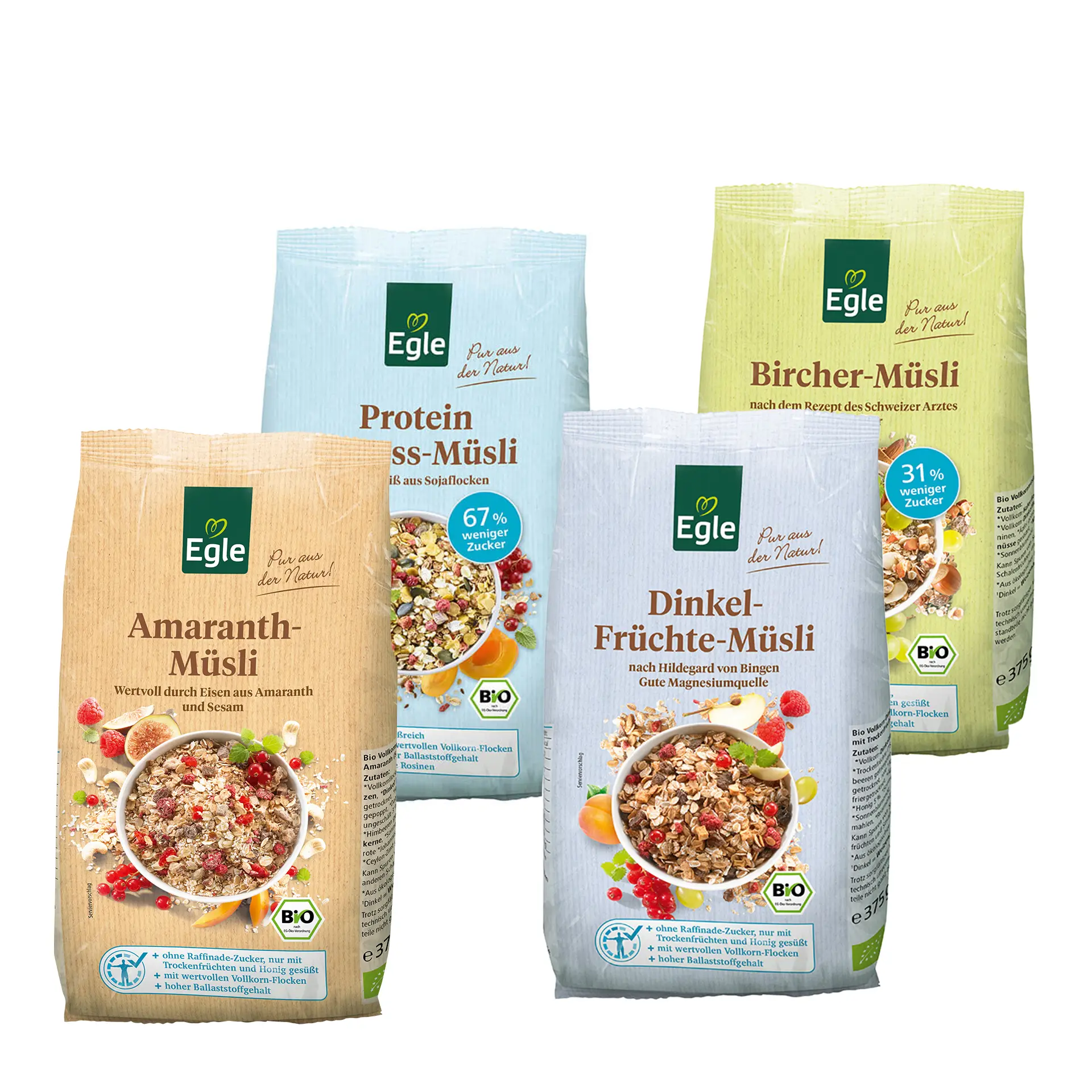 Vollkorn-Müsli-Paket - 4 x 375 g – Neukunden-Aktion