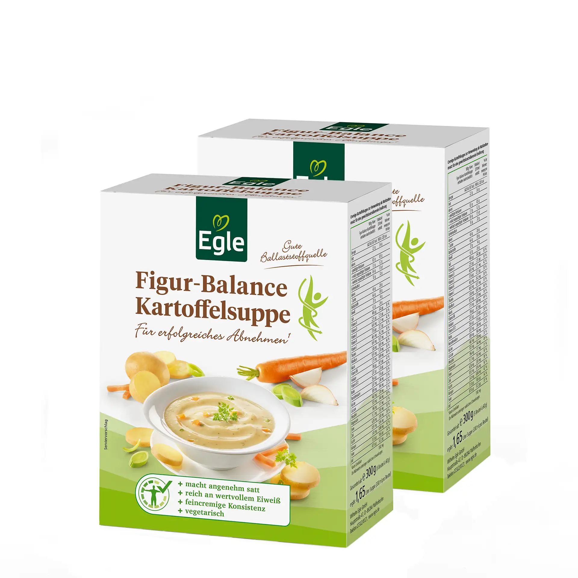 Figur-Balance Kartoffelsuppe, 2 x 300 g (10 Beutel)