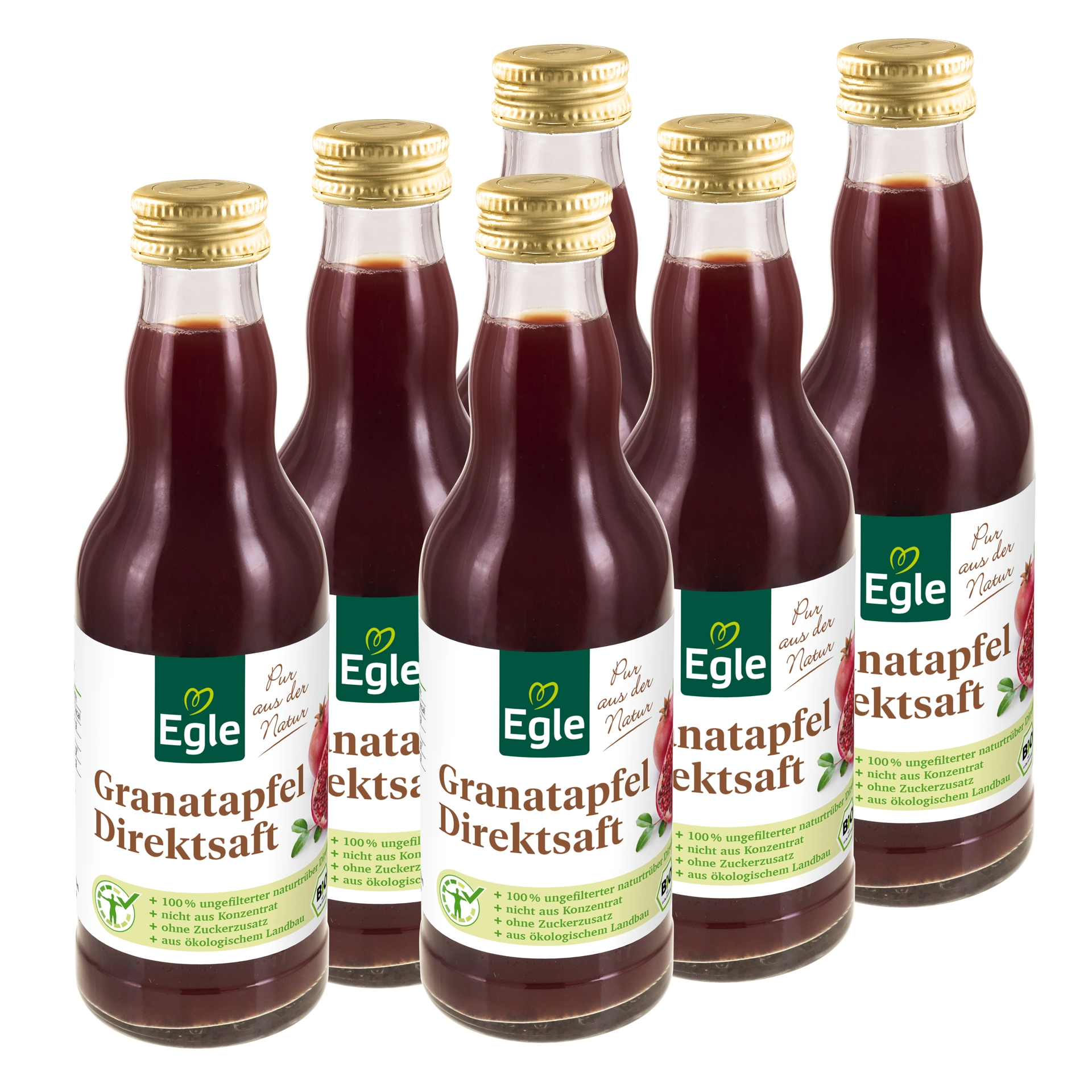 Bio Granatapfelsaft, 6 x 200 ml - Aktion