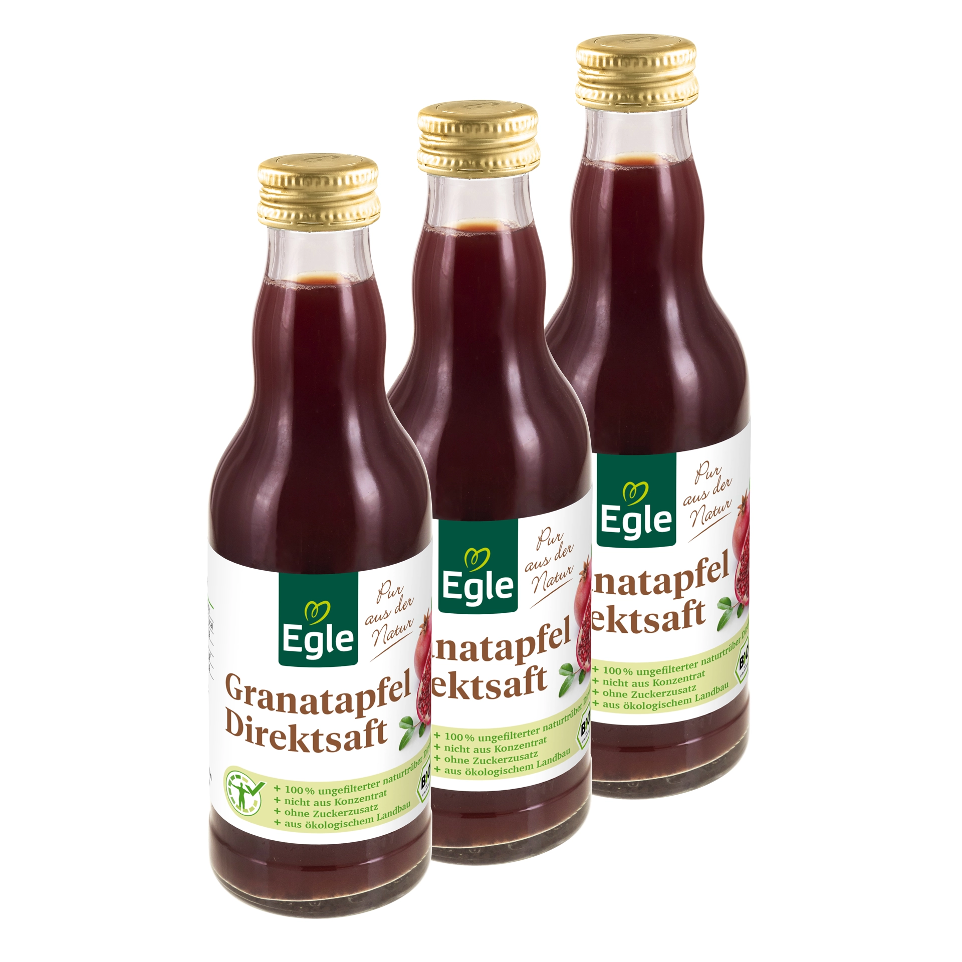 Bio Granatapfel-Direktsaft, 3 x 200 ml