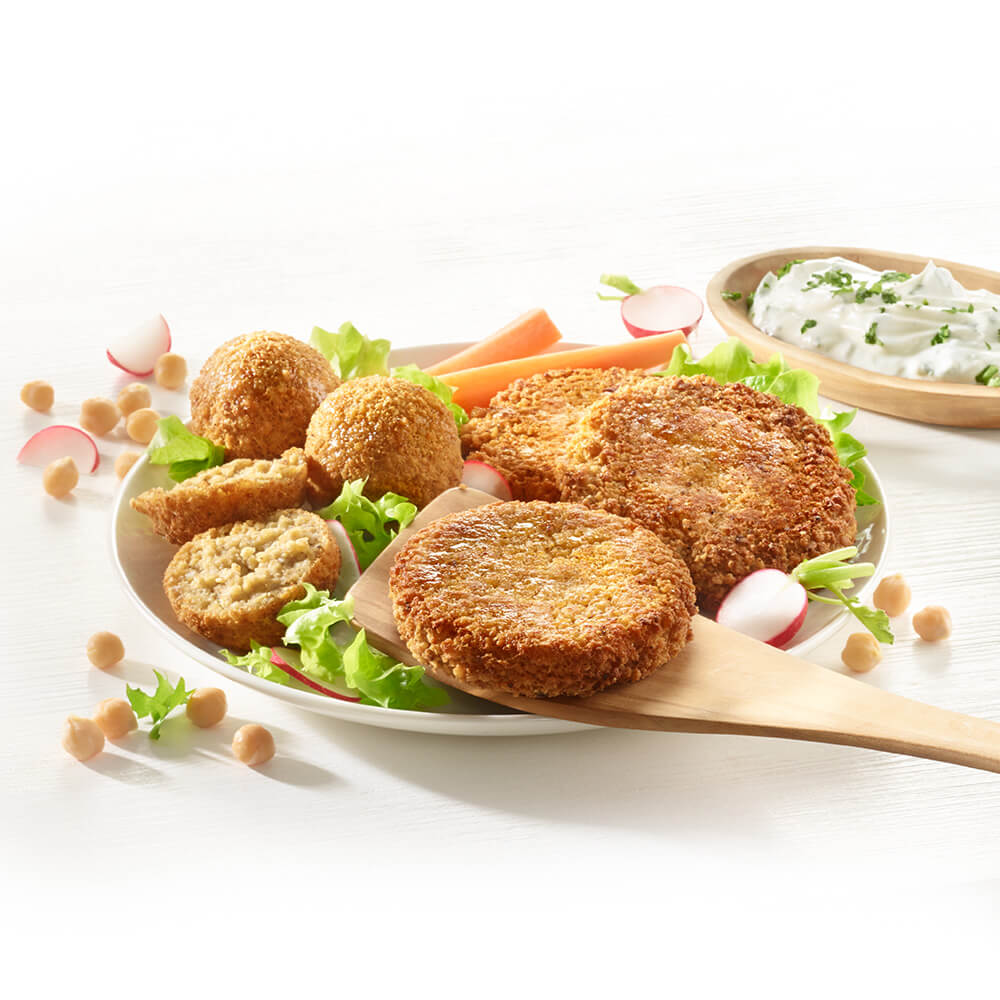  Bio Burger- & Falafel-Mix mit Kichererbsenmehl, 200 g - Neukunden-Aktion